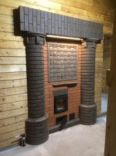 КИРПИЧ ПЕЧНОЙ ТЕМНЫЙ ШОКОЛАД 300/50 КС-КЕРАМИК