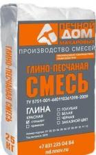 Смесь глино-песчаная смесь Печной Дом Макаровых 25 кг